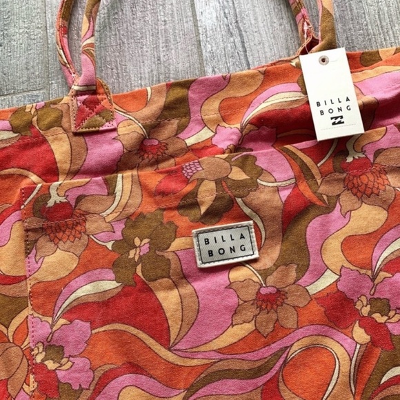 ๐ฅ๐ฅBILLABONG - ALONG THE WAY CANVAS TOTE BAG๐ฅ๐ฅ - Picture 7 of 9